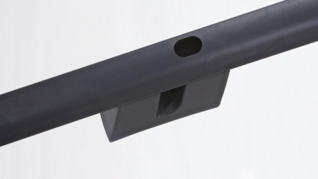 Рейлинги Сan Auto (PEPA.73.2808) Crown Black в штатные места для Peugeot Partner II 2008-2021 от магазина ФаркопРос